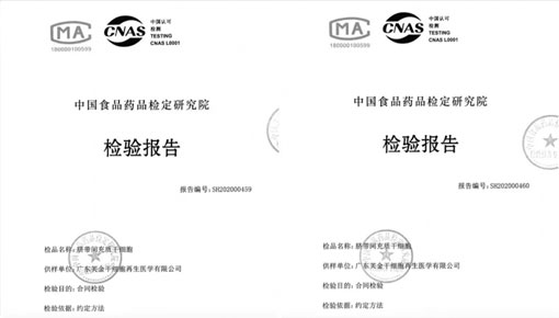 喜訊！佰鴻干細胞獲國檢認證通過(guò)，戰疫情再添利器
